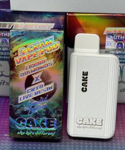 CAKE 3G VAPE LIQUID DAIMONDS X CRYO LIVE RESIN