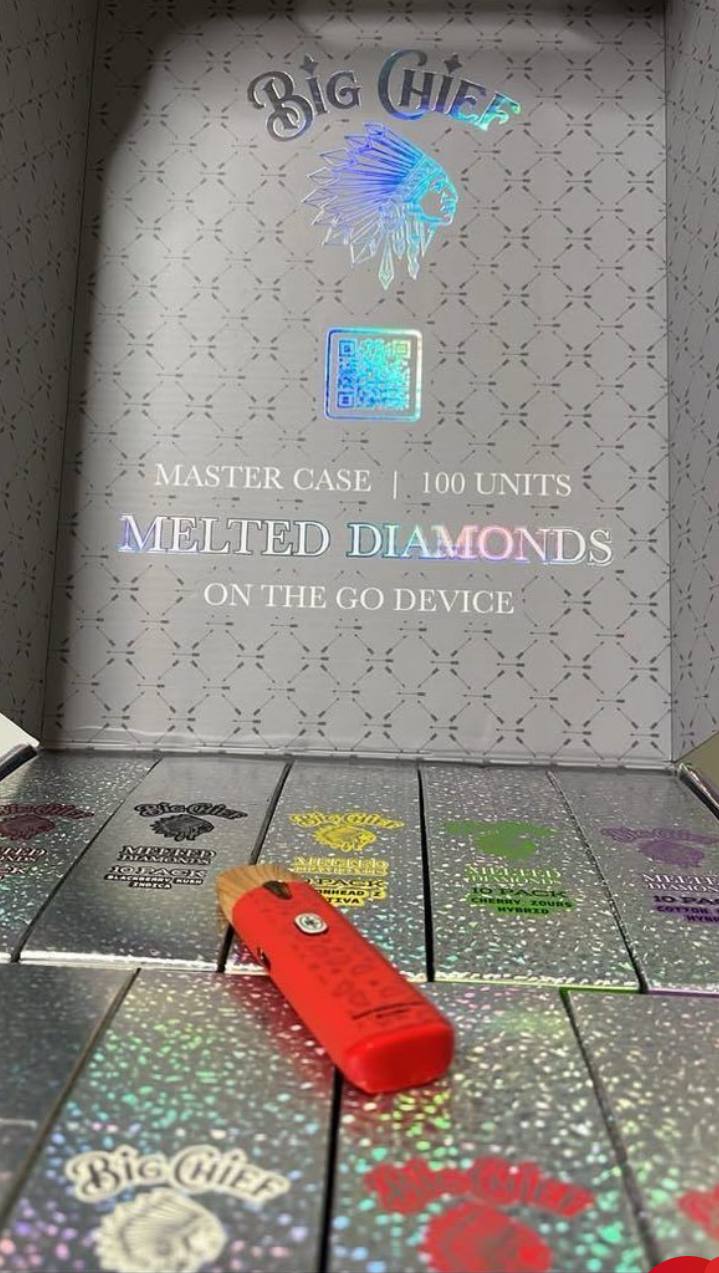 BIG CHIEF 2G DISPOSABLE MELTED DIAMOND BIG CHIEF 2G DISPOSABLE MELTED DIAMOND