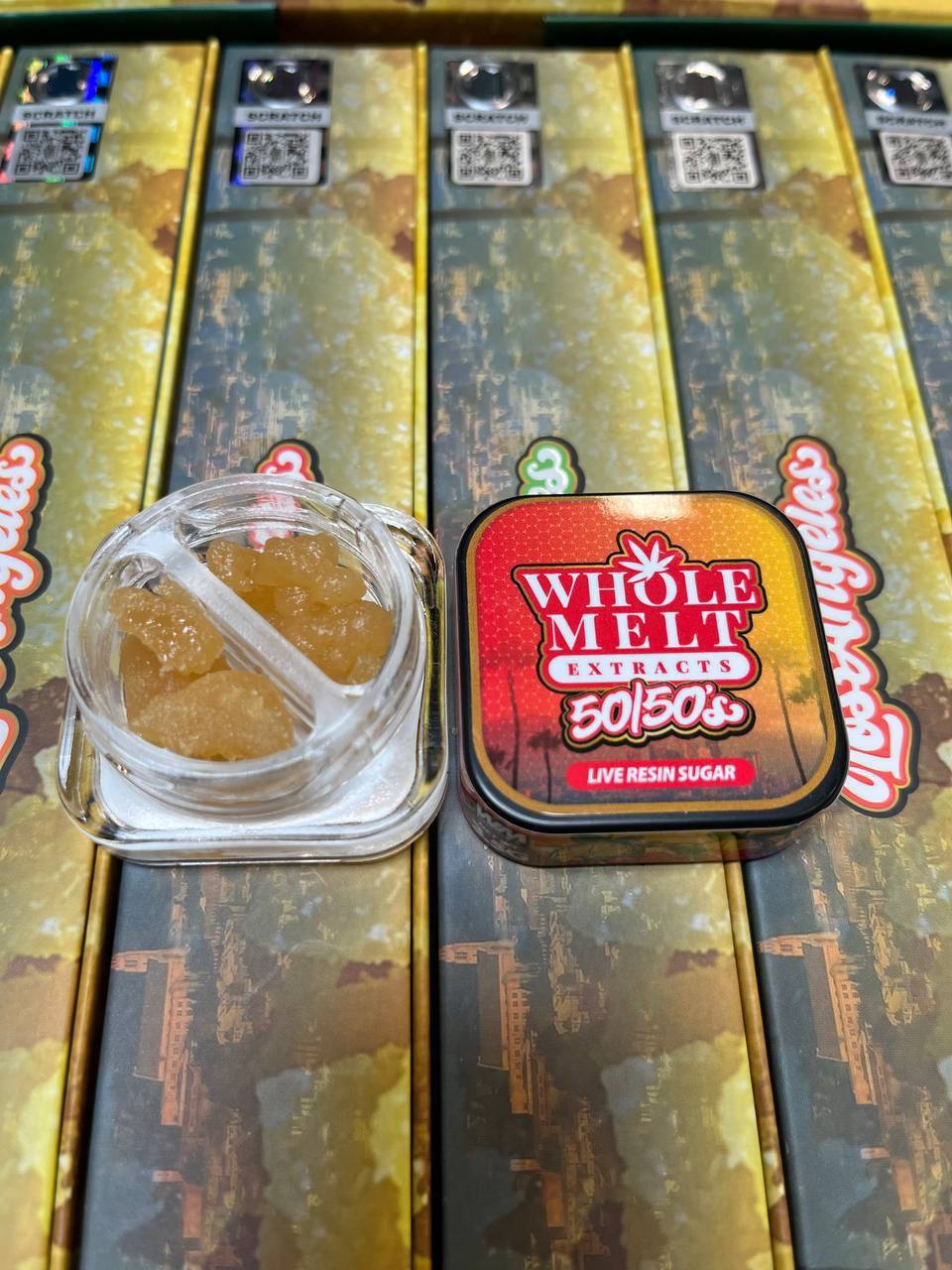 Whole melt extracts live resin sugar 50/50 Whole melt extracts live resin sugar 50/50