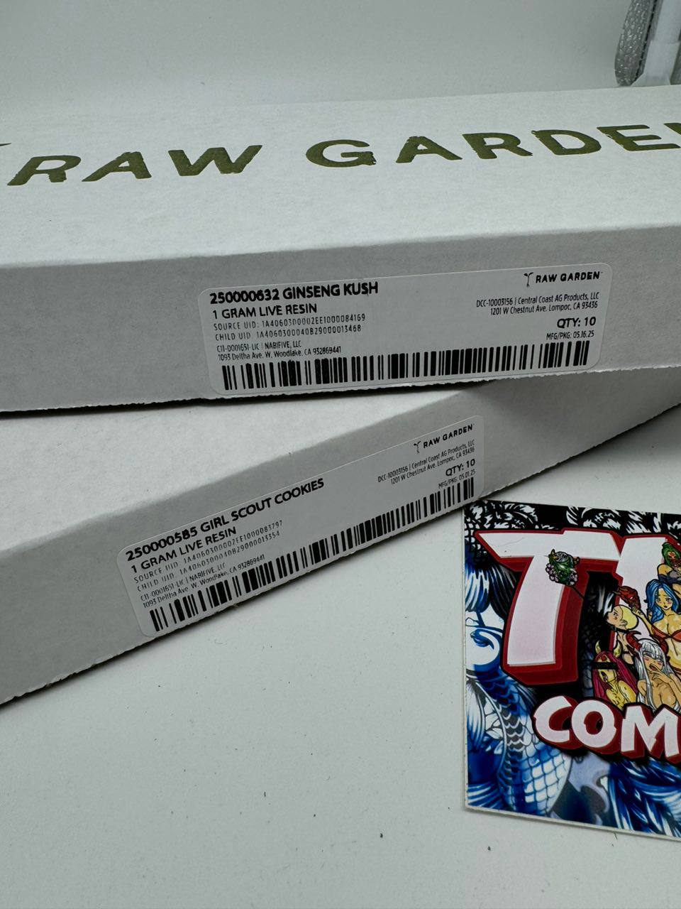 Raw Garden 1G LIVE RESIN VAPE Raw Garden 1G LIVE RESIN VAPE