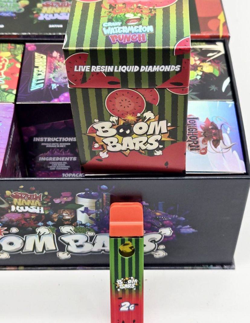 BOOM BARS 2G DISPOSABLE BOOM BARS 2G DISPOSABLE