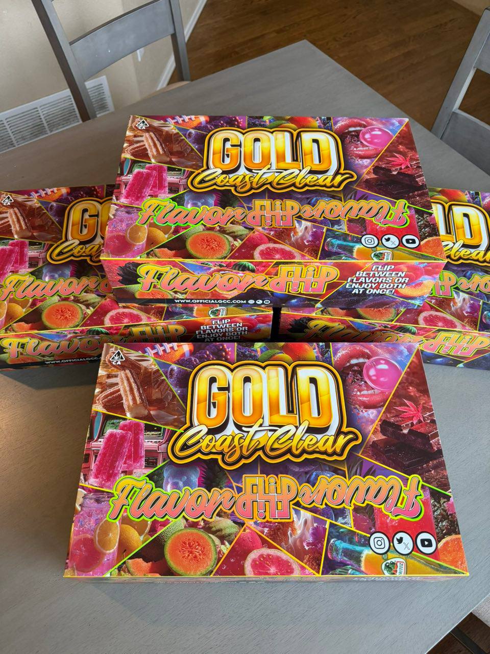 GOLD COAST CLEAR 2G FLAVOR FLIP DISPOSABLE GOLD COAST CLEAR 2G FLAVOR FLIP DISPOSABLE