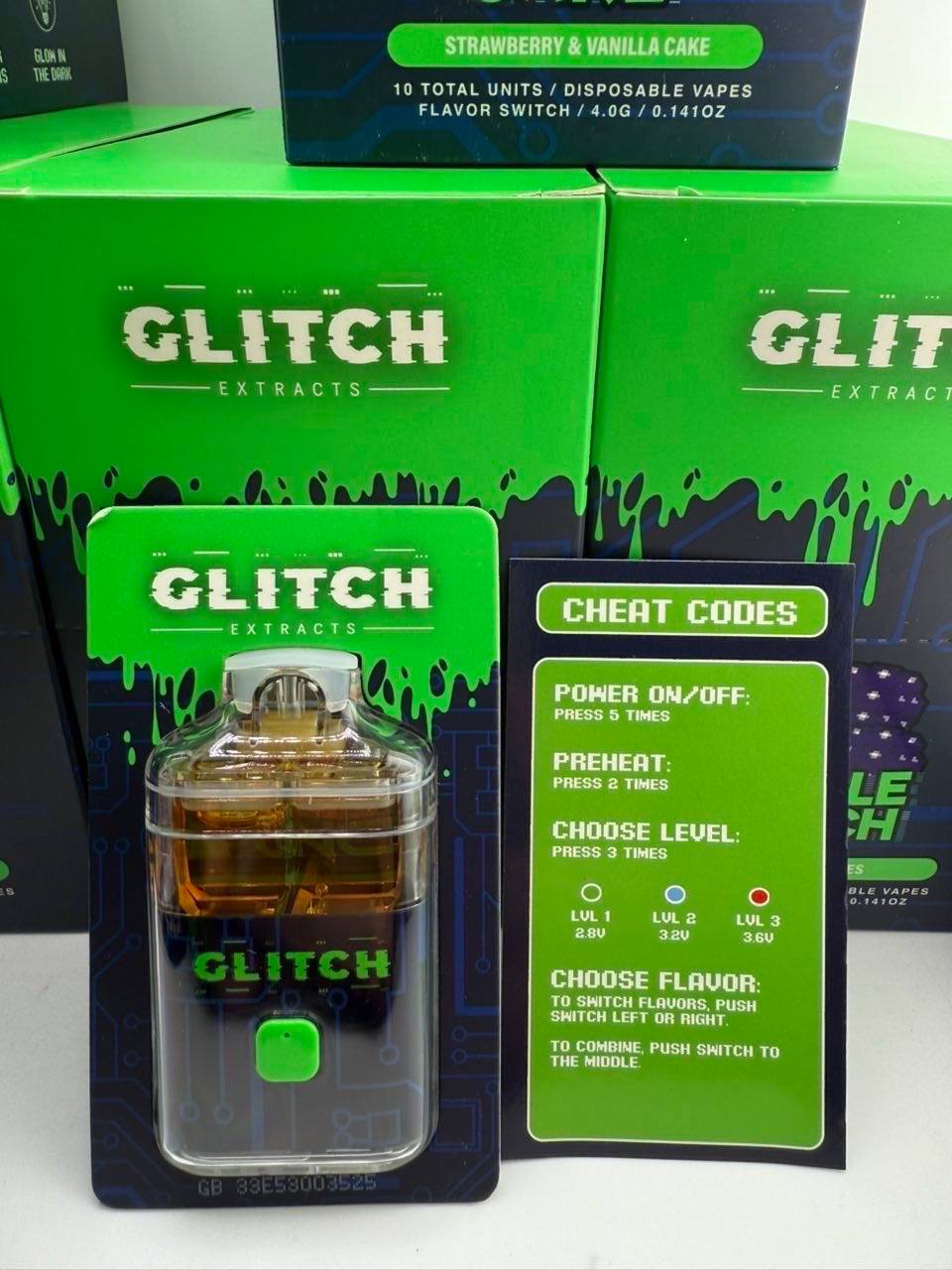 GLITCH EXTRACTS 4G DISPOSABLE GLITCH EXTRACTS 4G DISPOSABLE