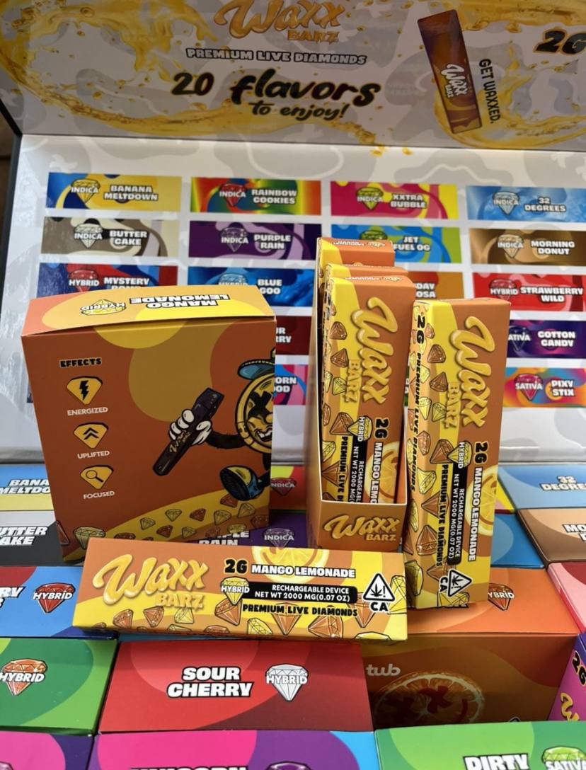 WAXX BARZ 2G DISPOSABLE WAXX BARZ 2G DISPOSABLE