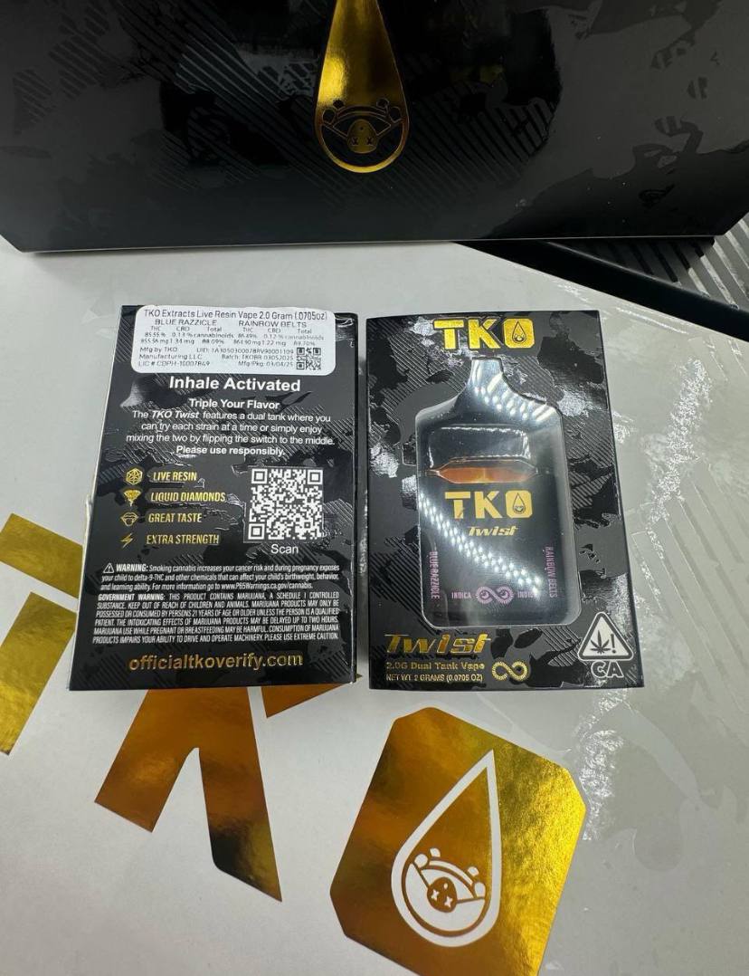 TKO Twist Extracts 2G Disposable TKO Twist Extracts 2G Disposable