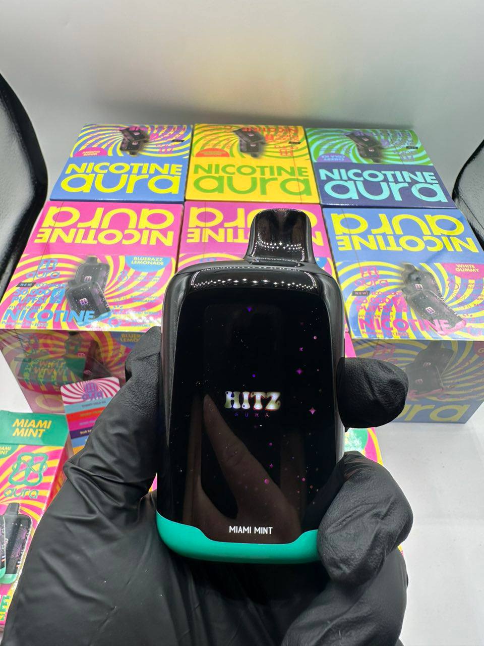 HITZ NICOTINE AURA DISPOSABLE 5OOOO PUFFS HITZ NICOTINE AURA DISPOSABLE 5OOOO PUFFS