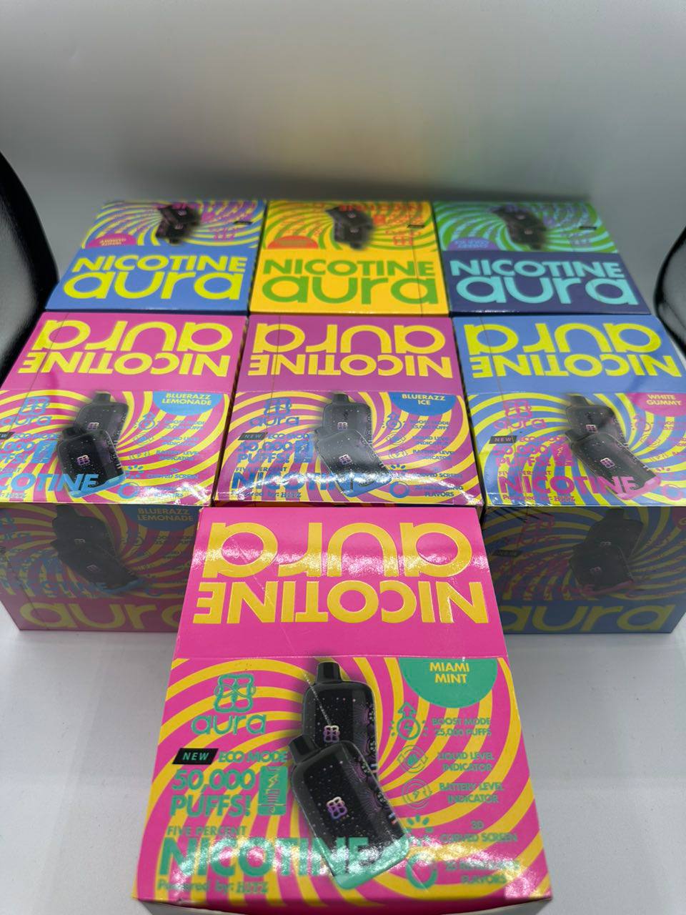 HITZ NICOTINE AURA DISPOSABLE 5OOOO PUFFS HITZ NICOTINE AURA DISPOSABLE 5OOOO PUFFS