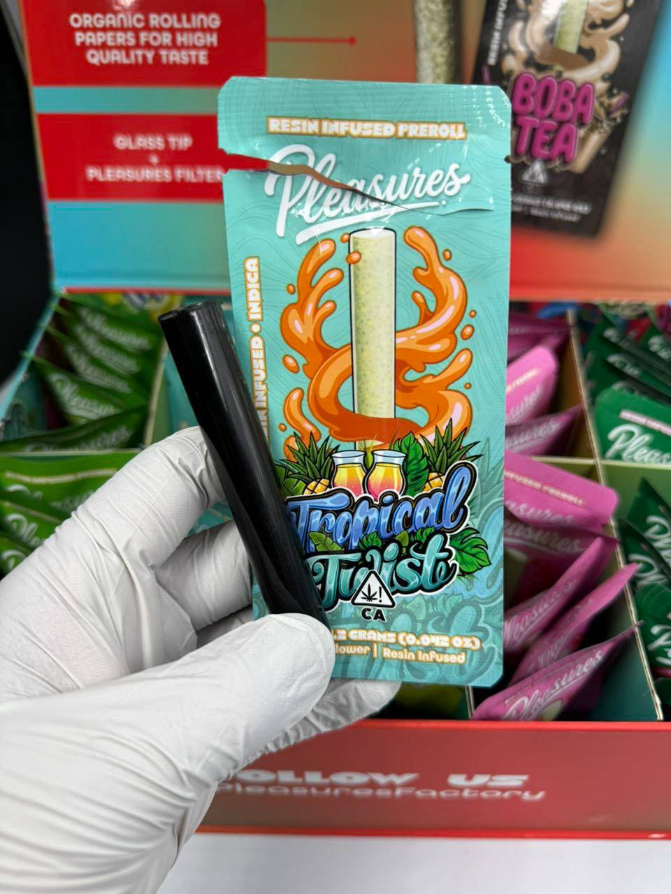 PLEASURES RESIN INFUSED 1.2G PREROLLS PLEASURES RESIN INFUSED 1.2G PREROLLS