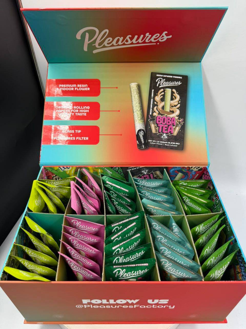 PLEASURES RESIN INFUSED 1.2G PREROLLS PLEASURES RESIN INFUSED 1.2G PREROLLS